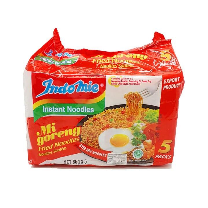 Indomie Mi Goreng Classic Fried Noodles - 85g x 5 Packs
