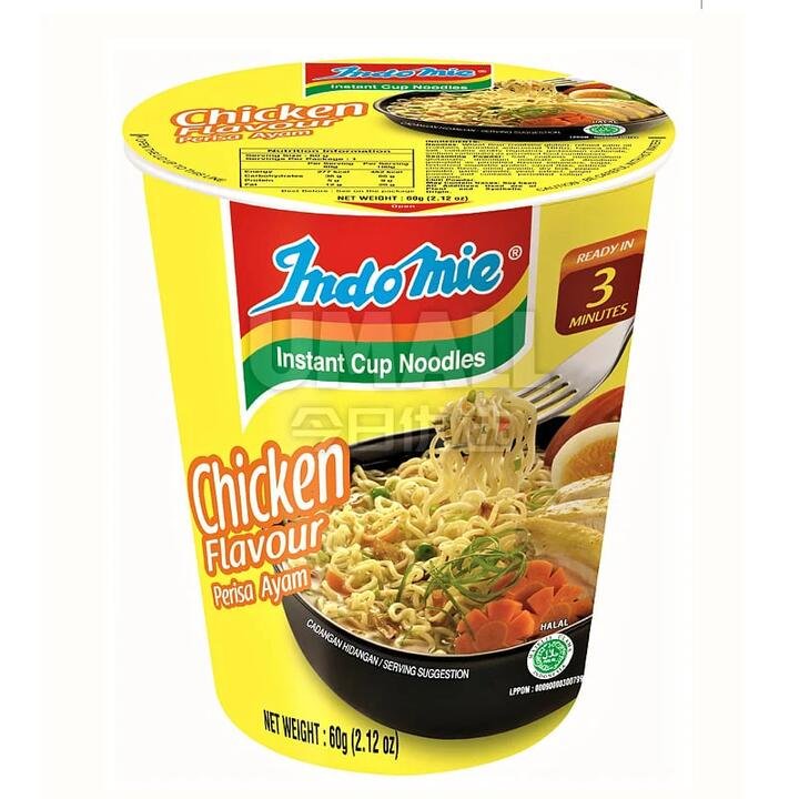 Indomie Instant Cup Noodles Chicken Flavor - 60g