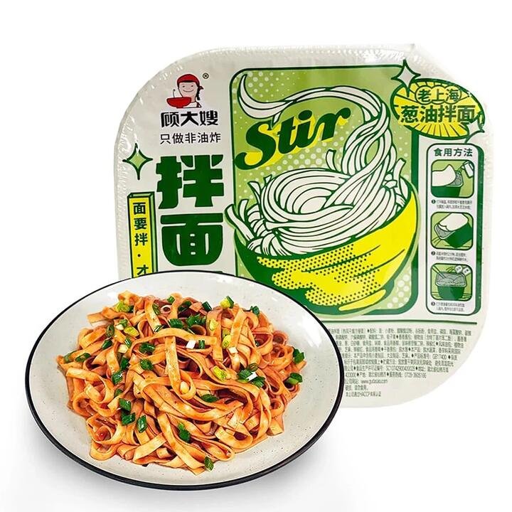 Gu Da Sao Old Shanghai Scallion Oil Noodles - 125g