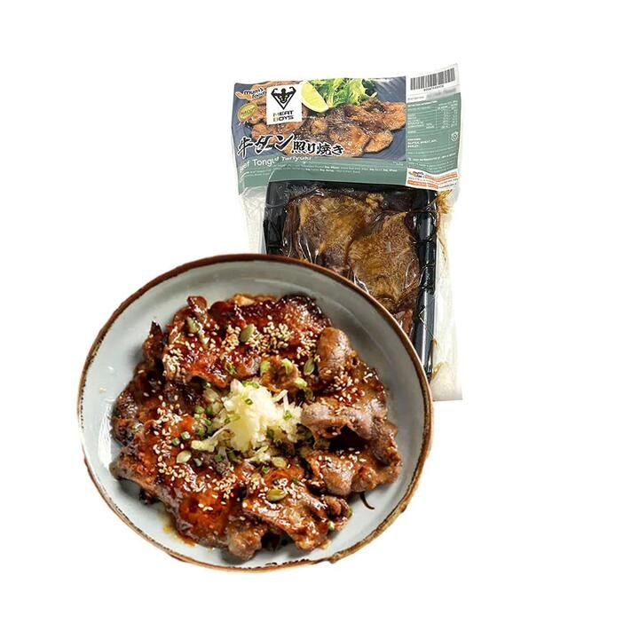 Meat Boys Frozen Beef Tongue with Teriyaki Sauce – 200g Gourmet Grocer Meat Boys Frozen Beef Tongue with Teriyaki Sauce - 200g