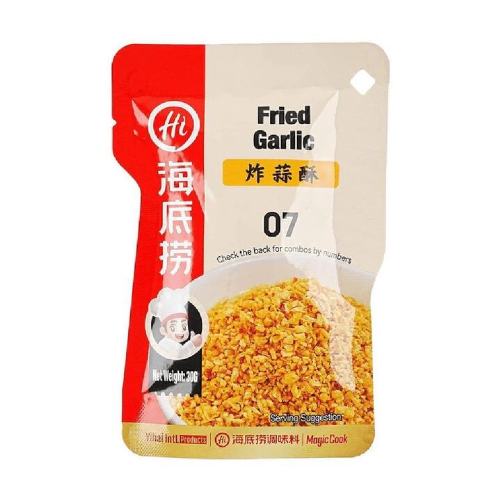Haidilao Hot Pot Dipping Sauce Fried Garlic - 30g