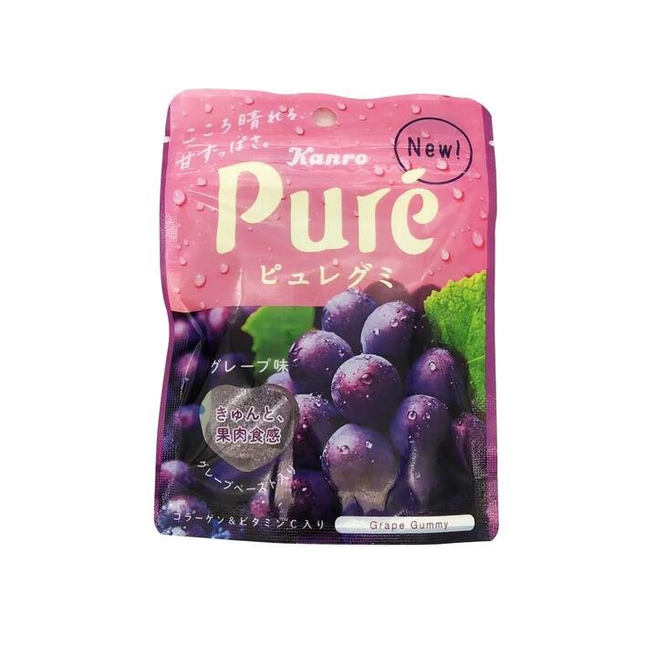 Kanro Pure Grape Gummy – 56g Gourmet Grocer Kanro Pure Grape Gummy - 56g
