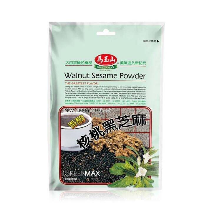 Greenmax Walnut Black Sesame Powder - 300g