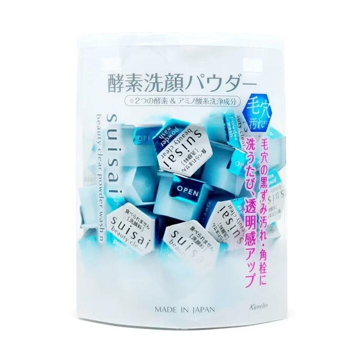 Suisai Beauty Clear Powder Wash – 32 Capsules, 48g Gourmet Grocer Suisai Beauty Clear Powder Wash - 32 Capsules, 48g