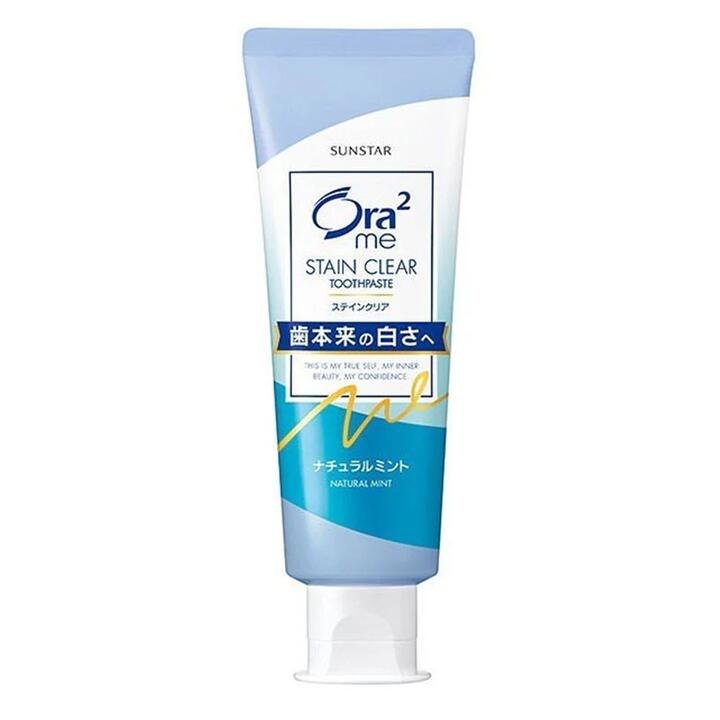 SUNSTAR Ora2 Stain Clear Toothpaste - Natural Mint, 130g