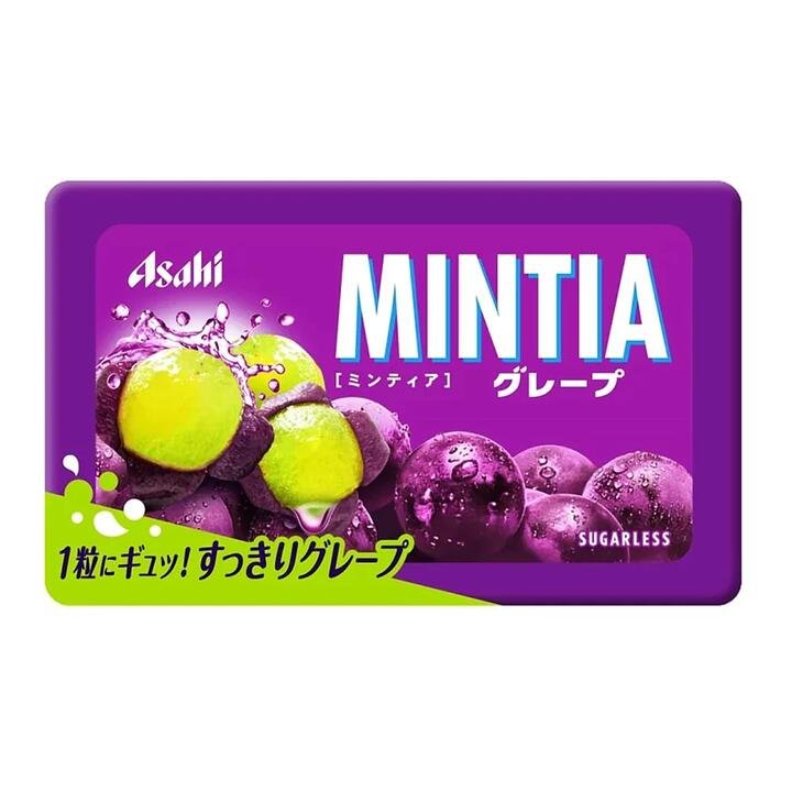 Asahi MINTIA Sugarless Grape Flavored Throat Lozenges - 7g