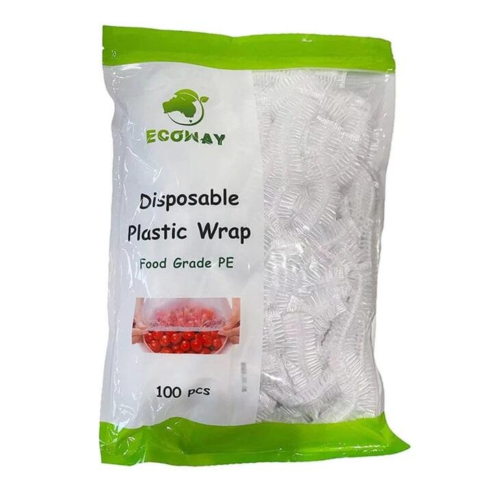 Ecoway Disposable Plastic Wrap - 100pcs