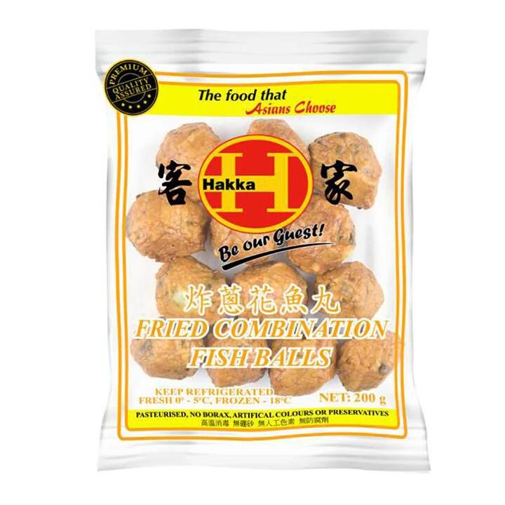 Hakka Fried Combination Fish Balls - 200g