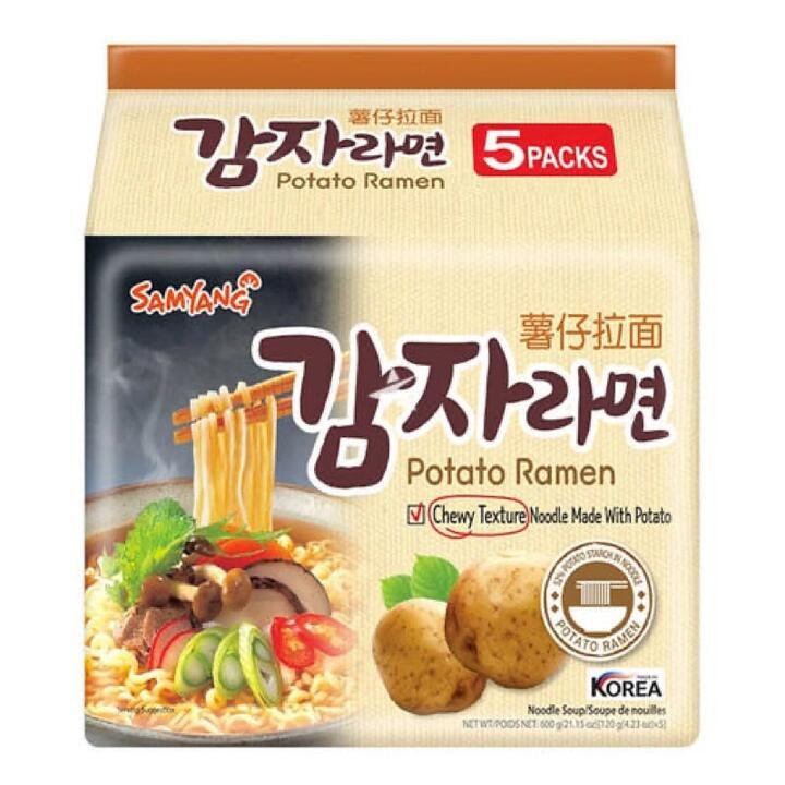 Samyang Potato Ramen - 120g x 5 Packs