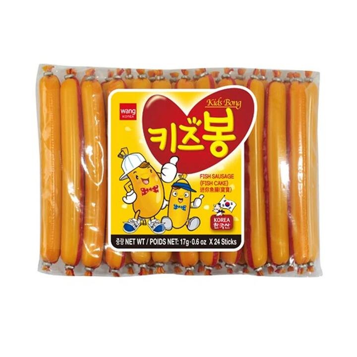 Wang Mini Baby Fish Sausages – 24 Sticks, 408g Gourmet Grocer Wang Mini Baby Fish Sausages - 24 Sticks, 408g