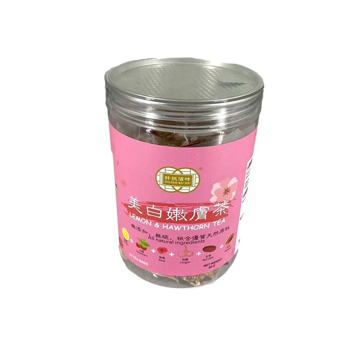 Golden Bai Wei Lemon & Hawthorn Tea - 60g