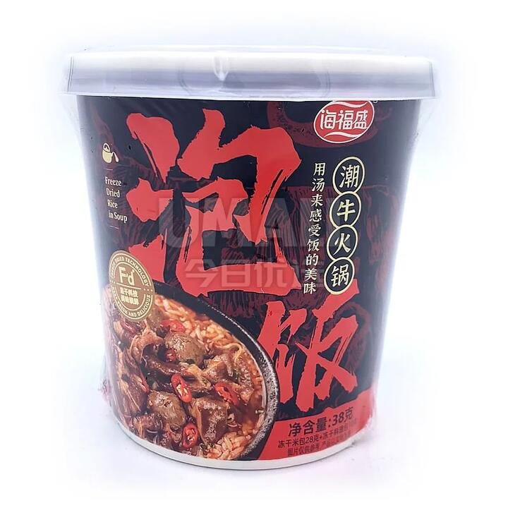 Haifusheng Beef Hot Pot Instant Rice - 38g