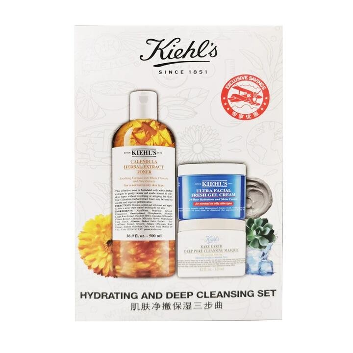 Kiehl’s Best Seller Hydrating and Deep Cleansing Set – 3 Pieces Gourmet Grocer Kiehl's Best Seller Hydrating and Deep Cleansing Set - 3 Pieces
