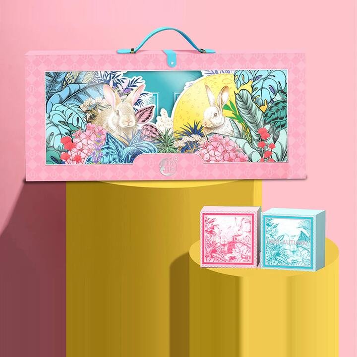 Sweet Lu Jade Rabbit Rising Mooncake Gift Box 6 Pieces C3