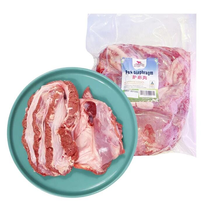 Yuji Frozen Fresh Pork Diaphragm – 1kg Gourmet Grocer Yuji Frozen Fresh Pork Diaphragm - 1kg