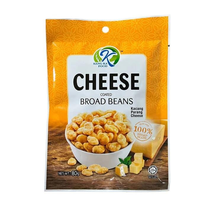 Keng Ka Cheese Coated Broad Beans - 80g