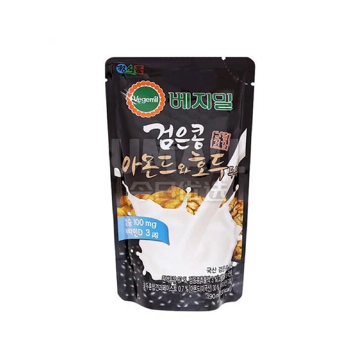 Vegemil Black Bean, Almond, and Walnut Soy Milk Drink - 190ml