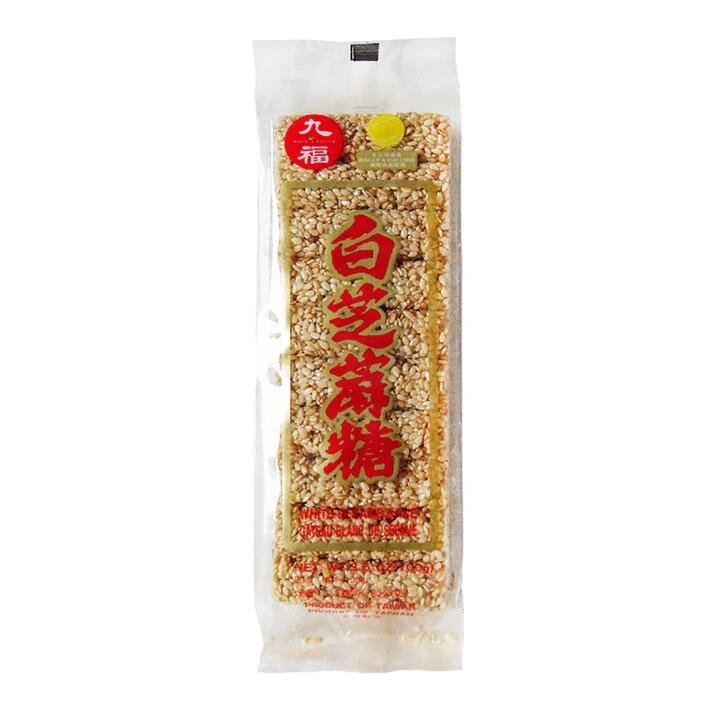 Jiufu White Sesame Candy 85g Gourmet Grocer Jiufu White Sesame Candy 85g