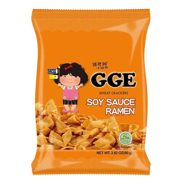 GGE Wheat Crackers Soy Sauce Ramen - 80g