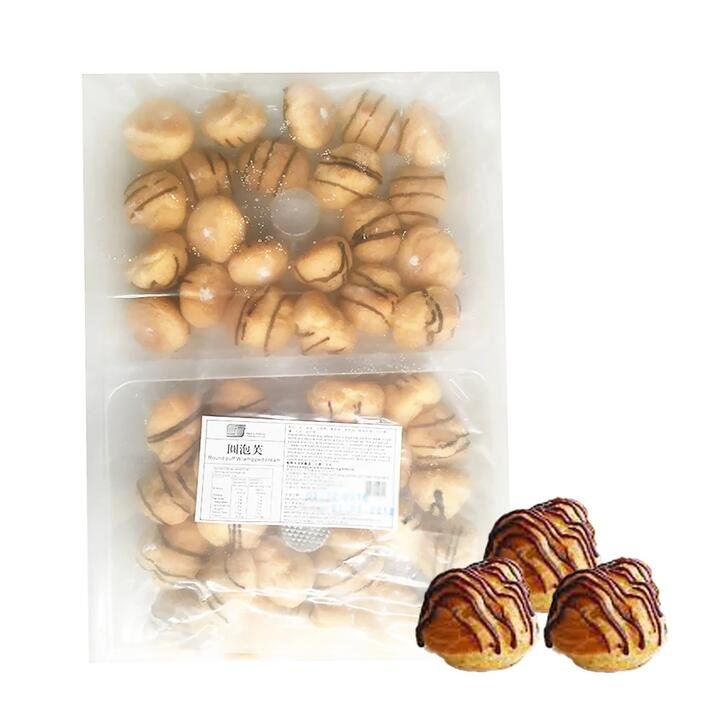 Faji Frozen Round Cream Puffs - 44 Pieces, 660g