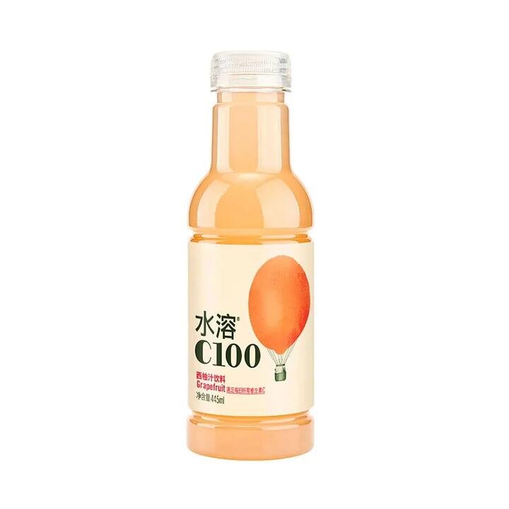 Nongfu Spring C100 Grapefruit Flavor - 445ml