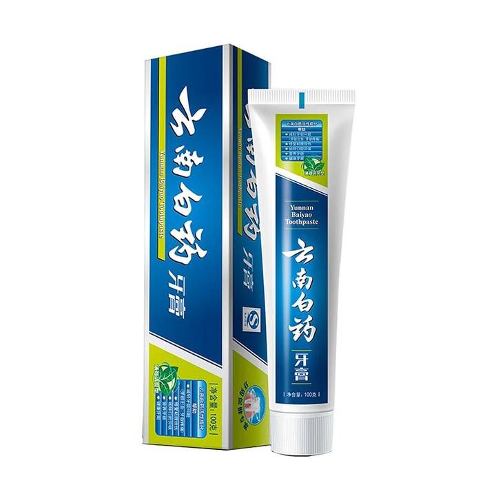 Yunnan Baiyao Toothpaste Mint Fresh – 100g Gourmet Grocer Yunnan Baiyao Toothpaste Mint Fresh - 100g