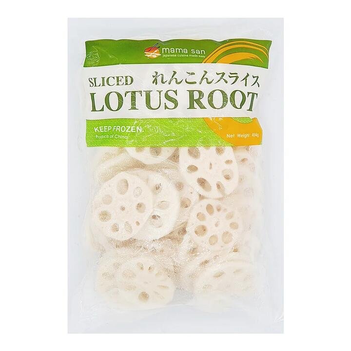 Mama San Frozen Sliced Lotus Root 3mm - 454g
