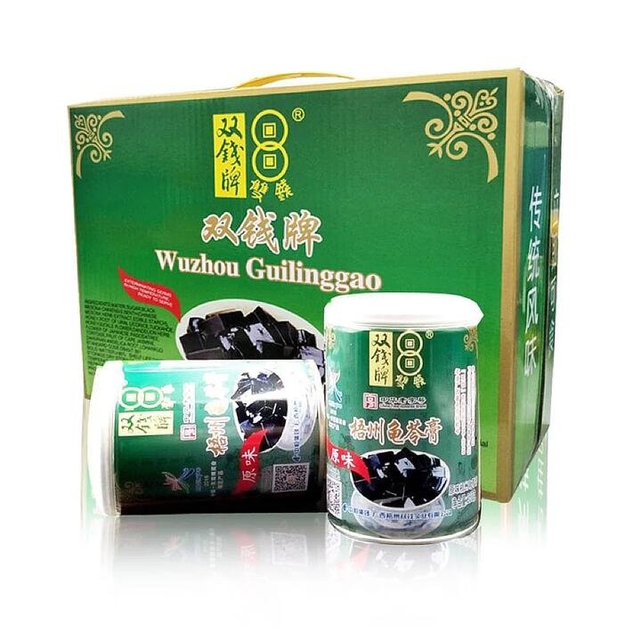 Shuangqian Wuzhou Original Guilinggao – 250g x 12 Cans Gourmet Grocer Shuangqian Wuzhou Original Guilinggao - 250g x 12 Cans