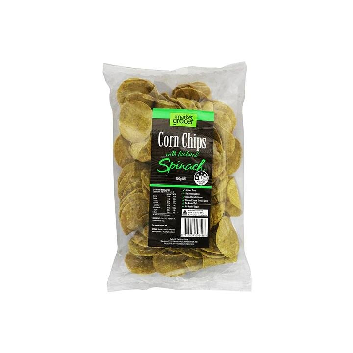 TMG Corn Chips with Spinach Flavour - 200g