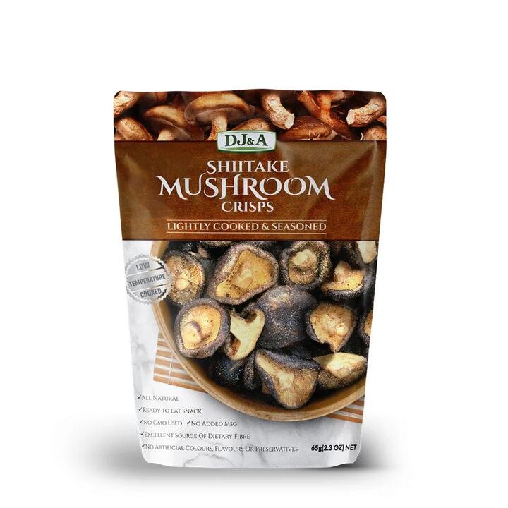 DJ&A Shiitake Mushroom Crisps 65g