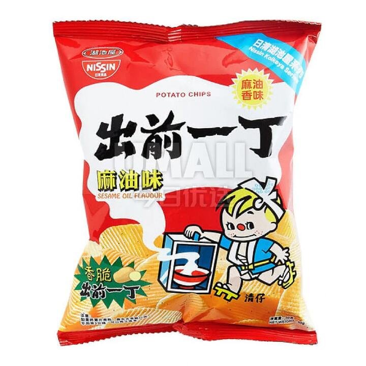 Nissin Demae Iccho Koikeya Potato Chips Sesame Oil Flavour - 50g