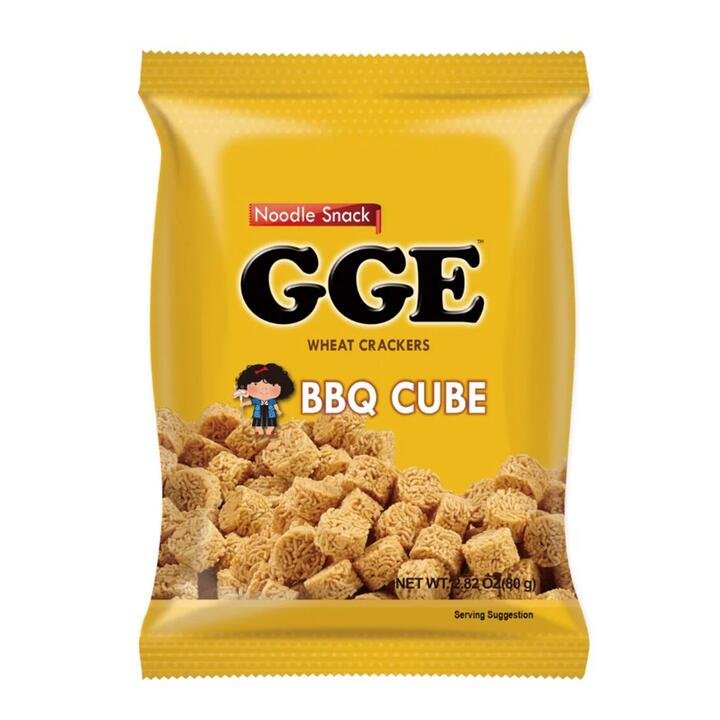 GGE Wheat Crackers BBQ Cube - 80g