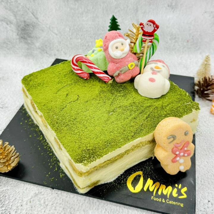 Ommi's Christmas Matcha Tiramisu - 6 Inch