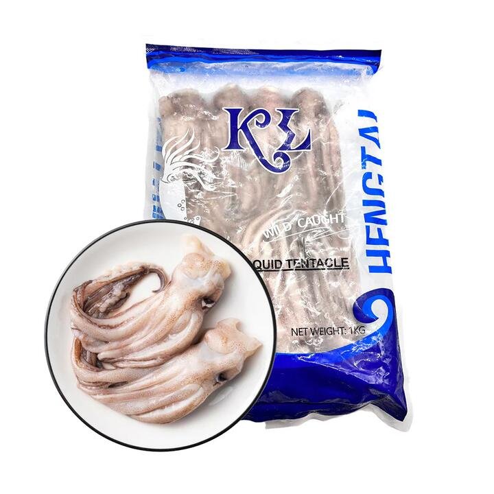 KL Frozen Squid Tentacles - 1kg