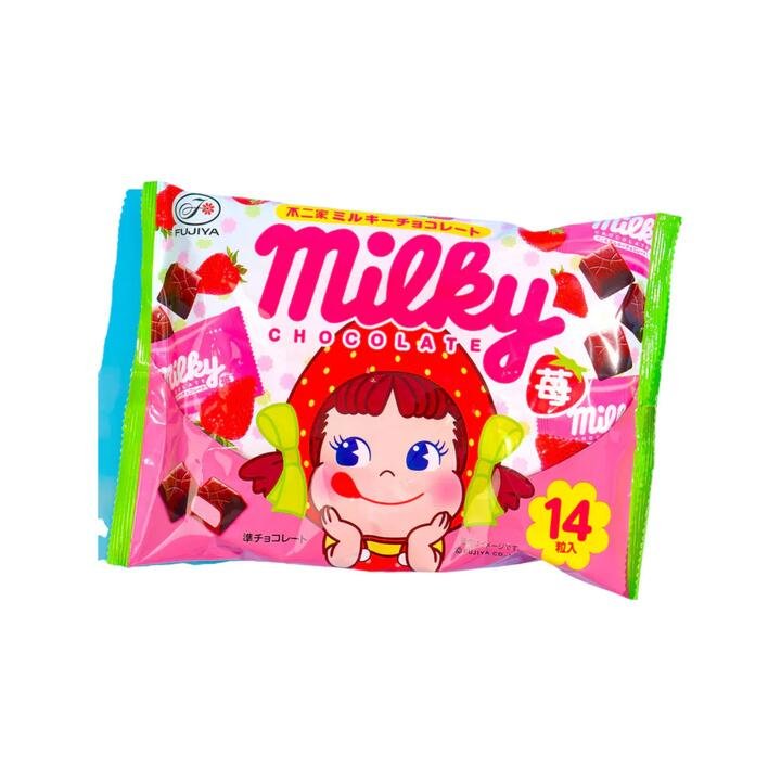 Fujiya Milky Strawberry Chocolate – 14 Pieces Gourmet Grocer Fujiya Milky Strawberry Chocolate - 14 Pieces