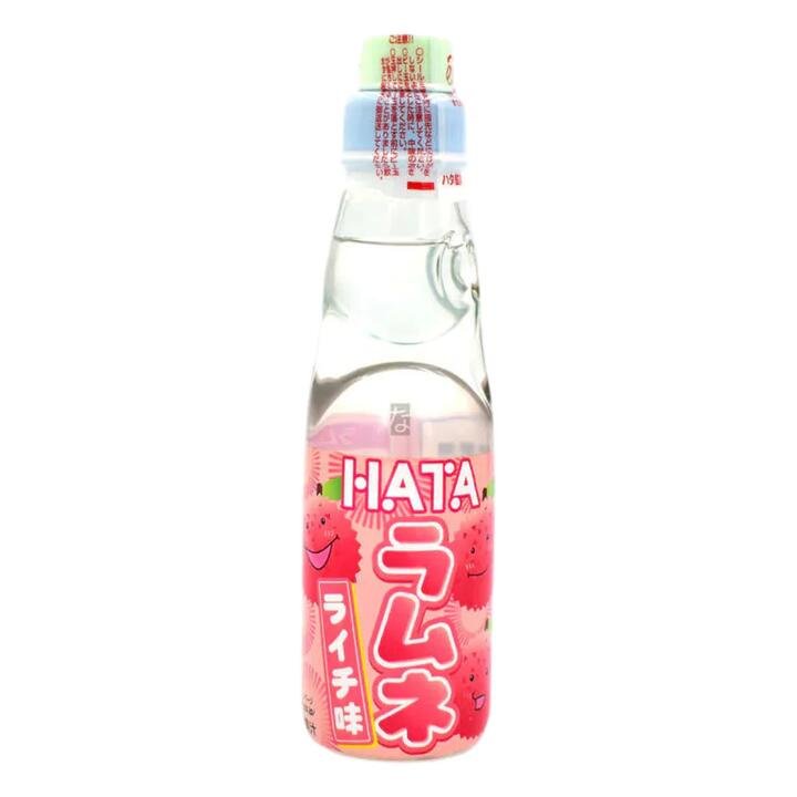 HATA Japanese Ramune Lychee Flavor Soda - 200ml x 2