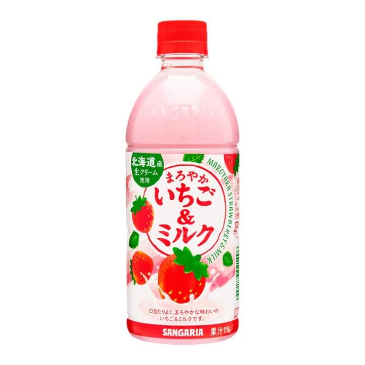 Sangaria Strawberry Milk Drink - 500ml x 2