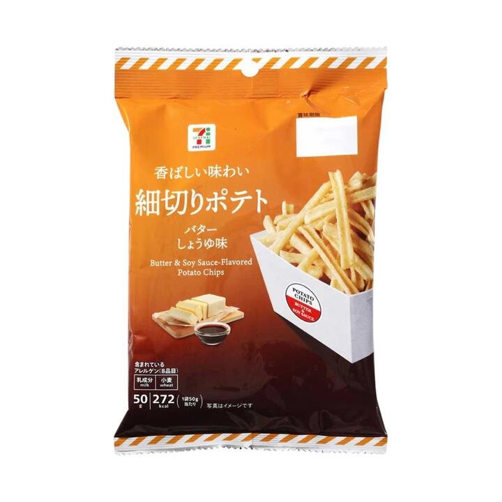 7 Premium Butter & Soy Sauce Flavored Potato Fries - 50g