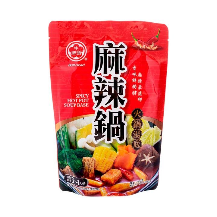 Bull Head Spicy Mala Hot Pot Soup Base - 350g