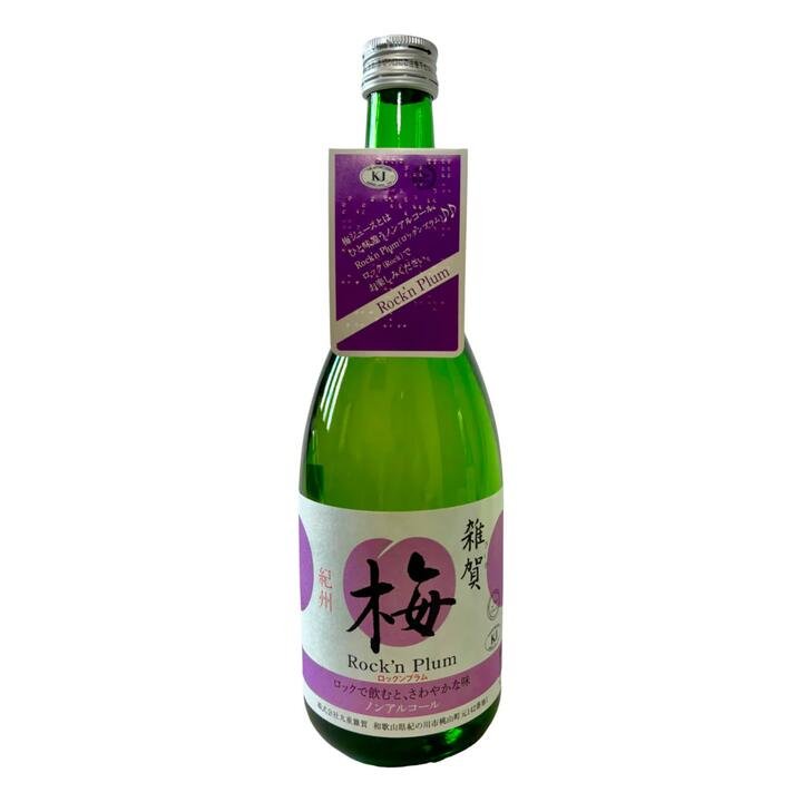 Saika Rock'n Plum Non-Alcoholic Fruit Beverage (Plum Flavour) 720ml – Japanese Ume Mocktail