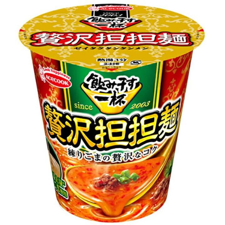 Acecook Nomihosu Ippai Premium Tantanmen Cup Noodles 103g – Spicy Sesame & Minced Pork Broth