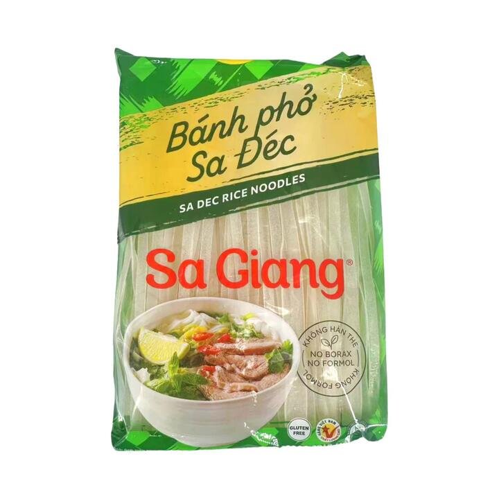 Sa Giang Vietnamese Sa Dec Rice Noodles 400g – Bánh Phở