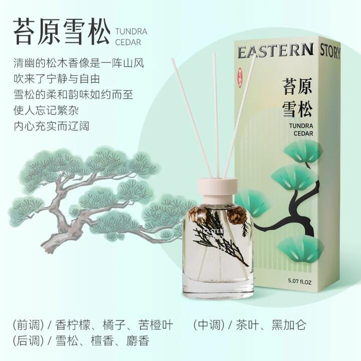 Airguard Eastern Story Reed Diffuser – Tundra Cedar 150ml