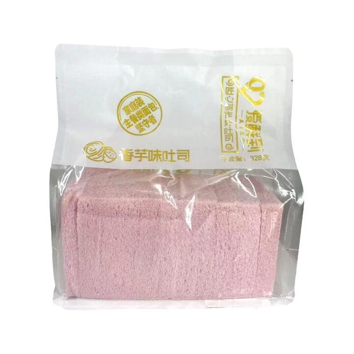 Aibiyi Taro Flavoured Sliced Bread 328g – Soft Pink Toast Loaf Gourmet Grocer Aibiyi Taro Flavoured Sliced Bread 328g – Soft Pink Toast Loaf