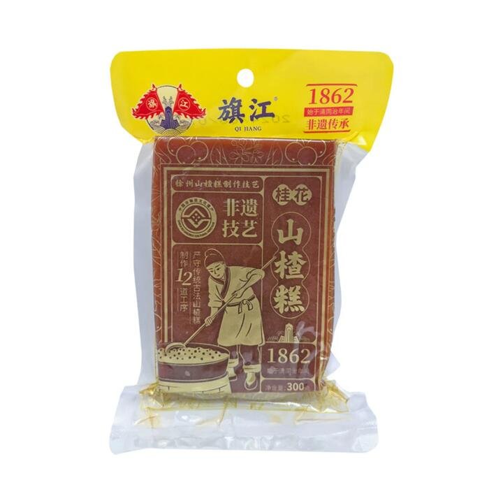 Qi Jiang Osmanthus Hawthorn Jelly Cake 300g – Traditional Chinese Fruit Snack Gourmet Grocer Qi Jiang Osmanthus Hawthorn Jelly Cake 300g – Traditional Chinese Fruit Snack