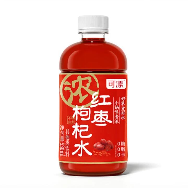 Keyang Jujube & Goji Berry Herbal Infusion Drink 530ml – Zero Sugar, Zero Fat