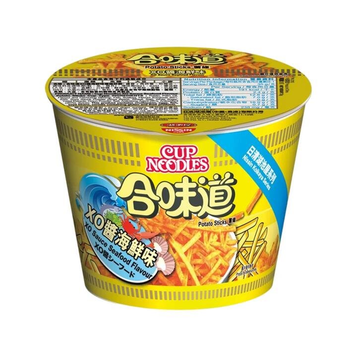 Nissin Cup Noodles Potato Sticks – XO Sauce Seafood Flavour 35g - Crunchy Potato Snack