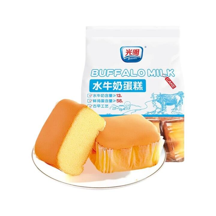 Bright Buffalo Milk Sponge Cakes 410g – Soft & Fluffy Snack Cakes