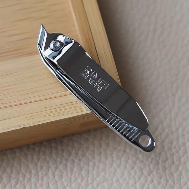 RIMEI Angled Edge Nail Clipper – Stainless Steel Precision Side Cutter