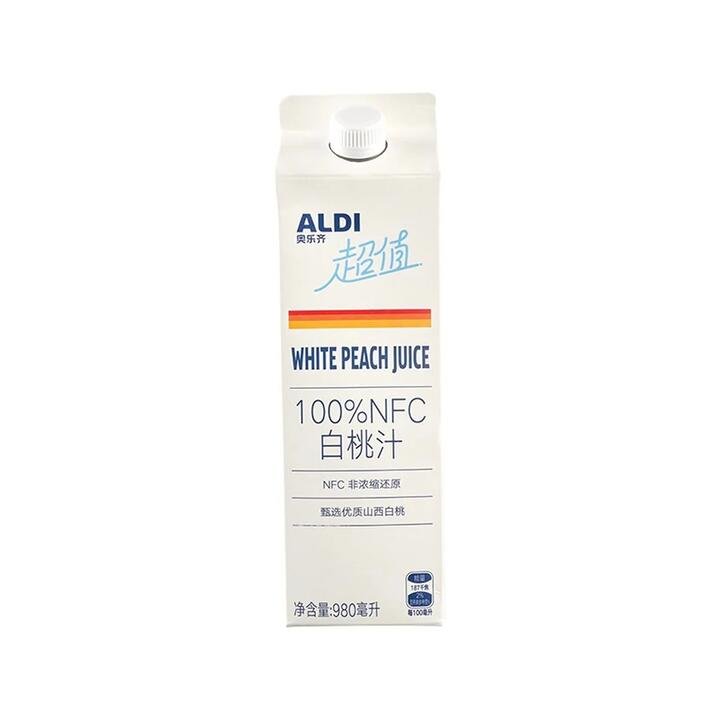 ALDI 100% NFC White Peach Juice 980ml – Limited Import